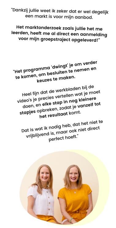 Testimonials VIMM programma mobiel vakjes 2 deel 1